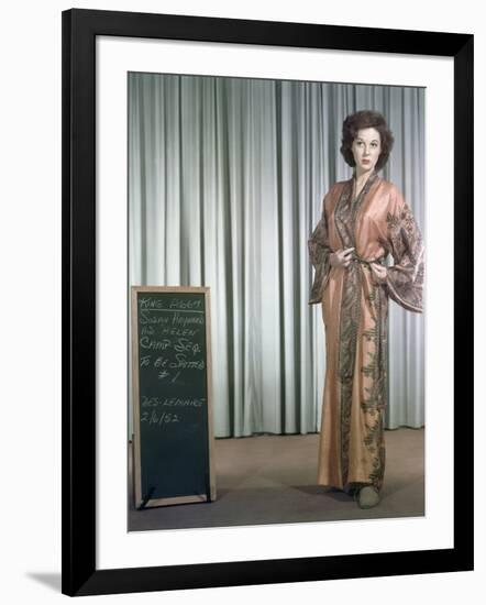 Les Neiges du Kilimandjaro THE SNOWS OF KILIMANJARO by Henry King with Susan Hayward, 1952 (d'apres-null-Framed Photo