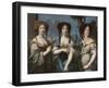 Les Nièces de Mazarin-null-Framed Giclee Print