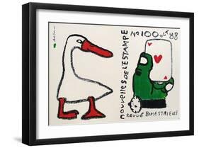 Les Nouvelles De L'Estampe-André François-Framed Serigraph