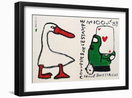 Les Nouvelles De L'Estampe-André François-Framed Serigraph