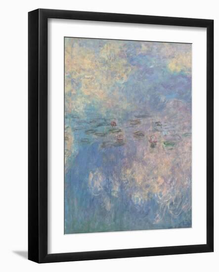 Les Nymph? : les Nuages-Claude Monet-Framed Giclee Print