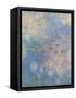 Les Nymph? : les Nuages-Claude Monet-Framed Stretched Canvas