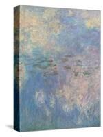 Les Nymph? : les Nuages-Claude Monet-Stretched Canvas