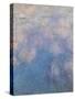 Les Nymph? : les Nuages-Claude Monet-Stretched Canvas