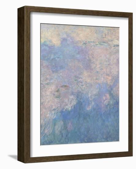 Les Nymph? : les Nuages-Claude Monet-Framed Giclee Print