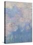 Les Nymph? : les Nuages-Claude Monet-Stretched Canvas