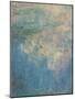 Les Nymph? : les Nuages-Claude Monet-Mounted Giclee Print