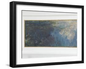 Les Nymph? : les Nuages-Claude Monet-Framed Giclee Print