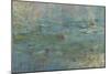 Les Nymph? : les Nuages-Claude Monet-Mounted Giclee Print