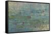 Les Nymph? : les Nuages-Claude Monet-Framed Stretched Canvas