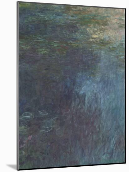 Les Nymph? : les Nuages-Claude Monet-Mounted Giclee Print