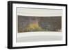 Les Nymph? : Soleil couchant-Claude Monet-Framed Giclee Print