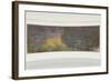 Les Nymph? : Soleil couchant-Claude Monet-Framed Giclee Print