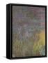 Les Nymph? : Soleil couchant-Claude Monet-Framed Stretched Canvas