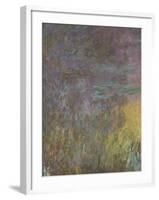 Les Nymph? : Soleil couchant-Claude Monet-Framed Giclee Print