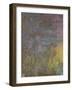 Les Nymph? : Soleil couchant-Claude Monet-Framed Giclee Print