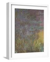 Les Nymph? : Soleil couchant-Claude Monet-Framed Giclee Print