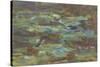 Les Nymph? : Soleil couchant-Claude Monet-Stretched Canvas