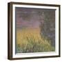 Les Nymph? : Soleil couchant-Claude Monet-Framed Giclee Print