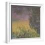 Les Nymph? : Soleil couchant-Claude Monet-Framed Giclee Print