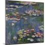 Les Nympheas a Giverny - Peinture De Claude Monet (1840-1926), Huile Sur Toile, 1916, 200,5X201 Cm-Claude Monet-Mounted Giclee Print