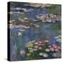 Les Nympheas a Giverny - Peinture De Claude Monet (1840-1926), Huile Sur Toile, 1916, 200,5X201 Cm-Claude Monet-Stretched Canvas