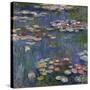 Les Nympheas a Giverny - Peinture De Claude Monet (1840-1926), Huile Sur Toile, 1916, 200,5X201 Cm-Claude Monet-Stretched Canvas