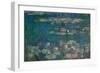 Les Nympheas, green reflections-water lillies, green reflections. Inv. 20102.-Claude Monet-Framed Premium Giclee Print