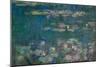 Les Nympheas, green reflections-water lillies, green reflections. Inv. 20102.-Claude Monet-Mounted Premium Giclee Print