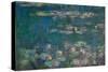 Les Nympheas, green reflections-water lillies, green reflections. Inv. 20102.-Claude Monet-Stretched Canvas