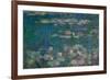 Les Nympheas, green reflections-water lillies, green reflections. Inv. 20102.-Claude Monet-Framed Giclee Print