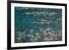 Les Nympheas, green reflections-water lillies, green reflections. Inv. 20102.-Claude Monet-Framed Giclee Print