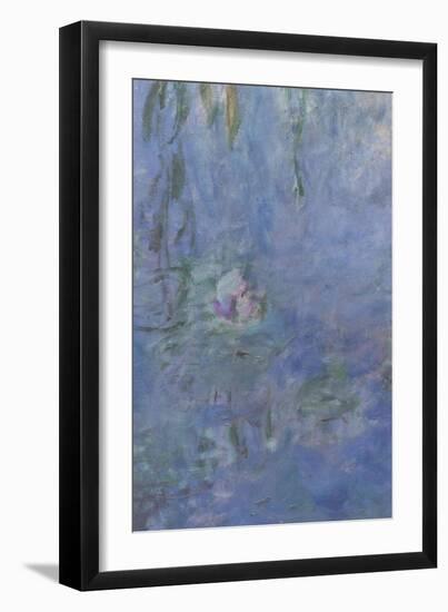 Les Nymphéas : Le Matin aux Saules-Claude Monet-Framed Giclee Print