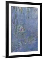 Les Nymphéas : Le Matin aux Saules-Claude Monet-Framed Giclee Print