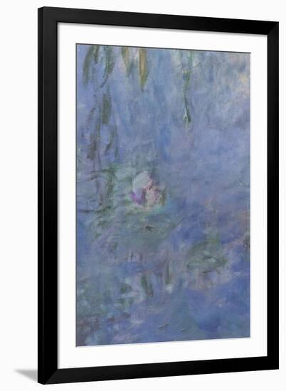 Les Nymphéas : Le Matin aux Saules-Claude Monet-Framed Giclee Print