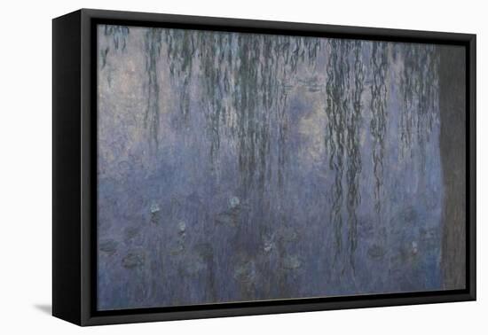 Les Nymphéas : Le Matin aux Saules-Claude Monet-Framed Stretched Canvas