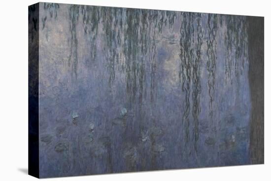 Les Nymphéas : Le Matin aux Saules-Claude Monet-Stretched Canvas