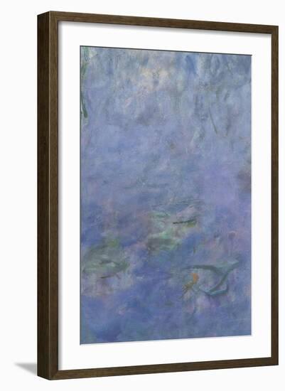 Les Nymphéas : Le Matin aux Saules-Claude Monet-Framed Giclee Print