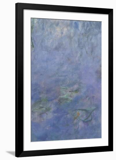 Les Nymphéas : Le Matin aux Saules-Claude Monet-Framed Giclee Print