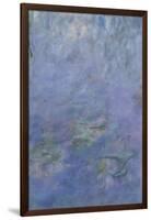 Les Nymphéas : Le Matin aux Saules-Claude Monet-Framed Giclee Print