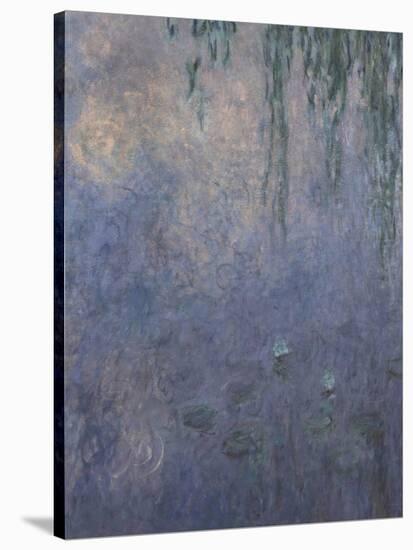 Les Nymphéas : Le Matin aux Saules-Claude Monet-Stretched Canvas