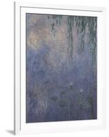 Les Nymphéas : Le Matin aux Saules-Claude Monet-Framed Giclee Print