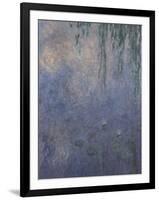 Les Nymphéas : Le Matin aux Saules-Claude Monet-Framed Giclee Print