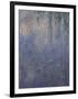 Les Nymphéas : Le Matin aux Saules-Claude Monet-Framed Premium Giclee Print