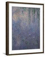 Les Nymphéas : Le Matin aux Saules-Claude Monet-Framed Giclee Print