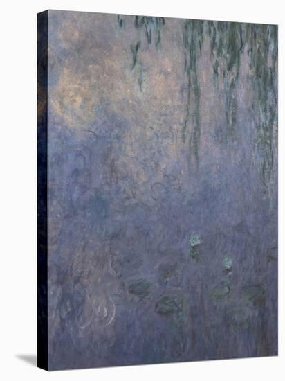 Les Nymphéas : Le Matin aux Saules-Claude Monet-Stretched Canvas