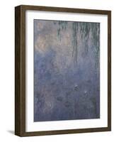 Les Nymphéas : Le Matin aux Saules-Claude Monet-Framed Giclee Print