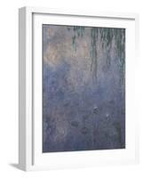 Les Nymphéas : Le Matin aux Saules-Claude Monet-Framed Giclee Print