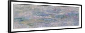 Les Nymphéas : Le Matin clair aux saules-Claude Monet-Framed Premium Giclee Print