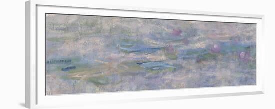 Les Nymphéas : Le Matin clair aux saules-Claude Monet-Framed Premium Giclee Print